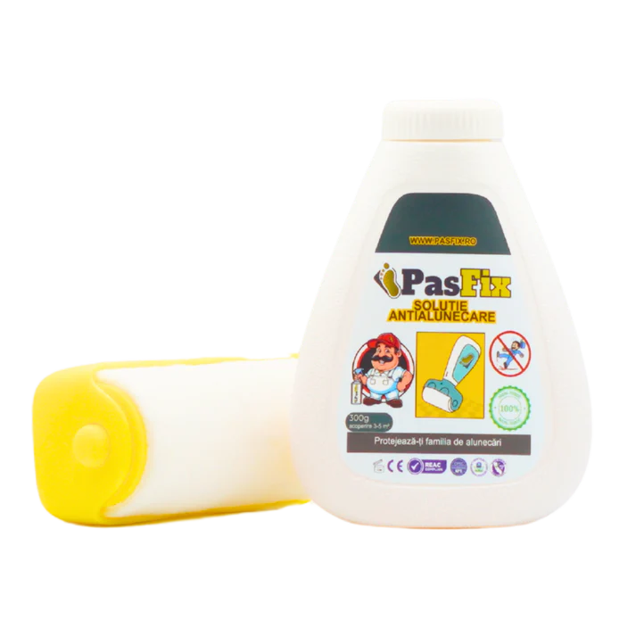 PasFix Solutie Antialunecare 300ml Gresie Piatra Marmura cu Rola Aplicatoare - detaliu produs