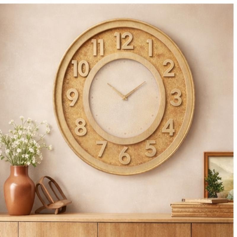 Ceas de perete mare, 50 cm, premium, design elegant, stil modern