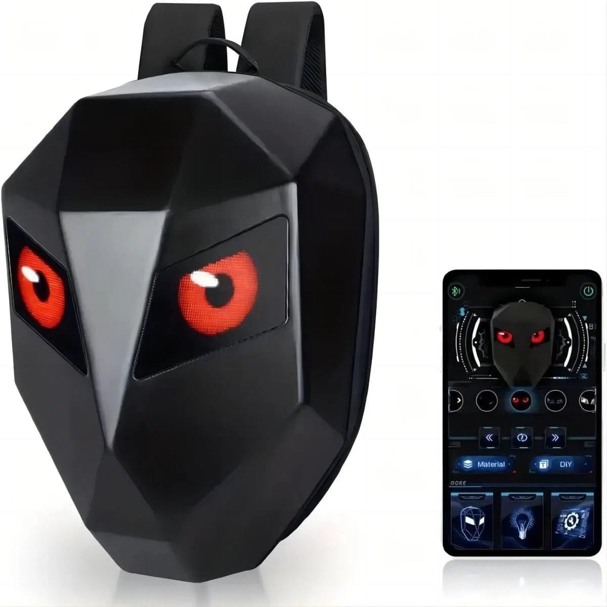 Rucsac moto Led, impermeabil, compartiment laptop 15.6, extensie pentru casca