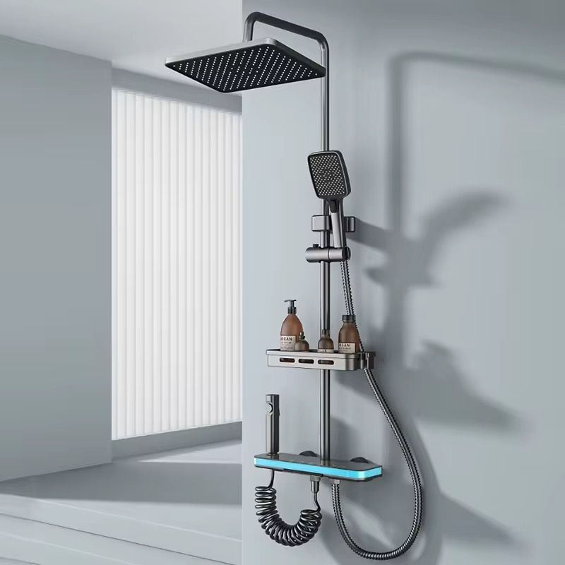Coloana de dus moderna cu sistem termostat digital si afisaj temperatura - detaliu produs