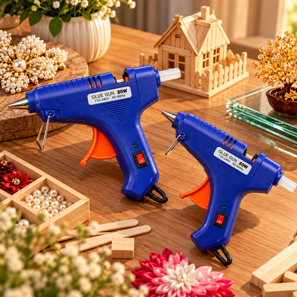 Pistol de lipit cu baghete silicon, putere 60W/80W
