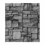 Tapet 3D Autoadeziv model Caramida Piatra Gri  70x77cm Decorativ