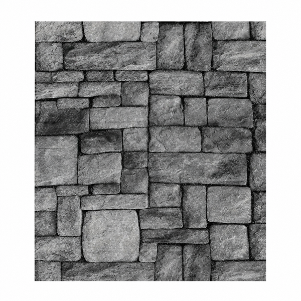 Tapet Caramida Piatra Gri 3D Autoadeziv Set 10 Placi 70x77cm Decorativ - detaliu produs