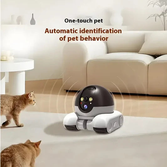 Camera Video pentru Animale de Companie 4G Dual Lens 1080p Control Aplicatie 5200mAh - detaliu produs