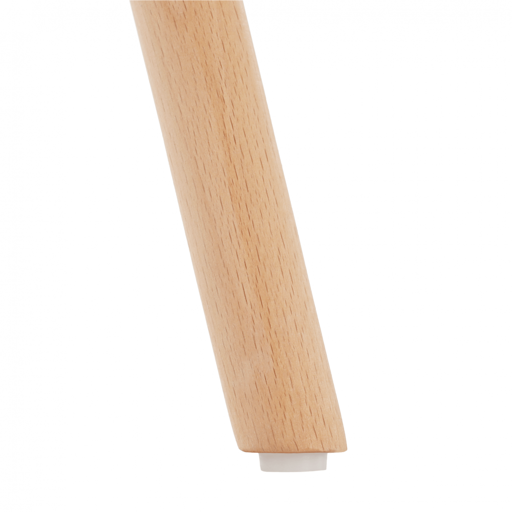 Masa rotunda alba 90 cm cu picioare lemn fag si structura metalica