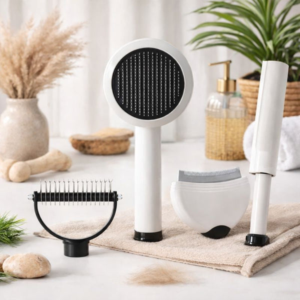 Pieptene profesional 4-in-1 pentru ingrijirea animalelor de companie