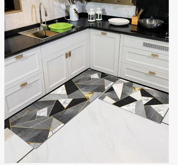 Set 2 covoare de bucatarie, antiderapant, 50x60cm, 50x120cm