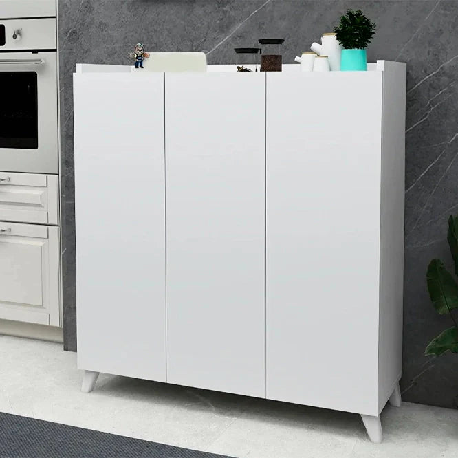 RESIGILAT - Dulap multifunctional cu 3 usi, Design scandinav modern 103.5 x 90 x 30cm