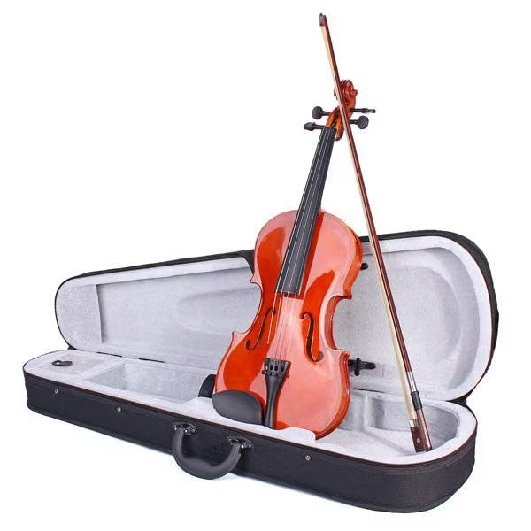 Vioara Clasica din Lemn 3/4 pentru Incepatori, design elegant, 55 x 19 cm