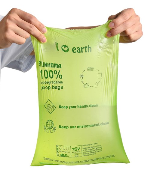 Set 120 pungi igienice biodegradabile pentru caini, pisici - poop bags