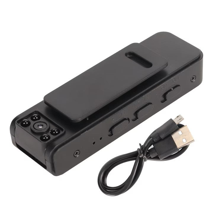 Camera video portabila 1080P,Wireless, Inregistrare Audio-Video, Night Vision, rotire 90°, negru