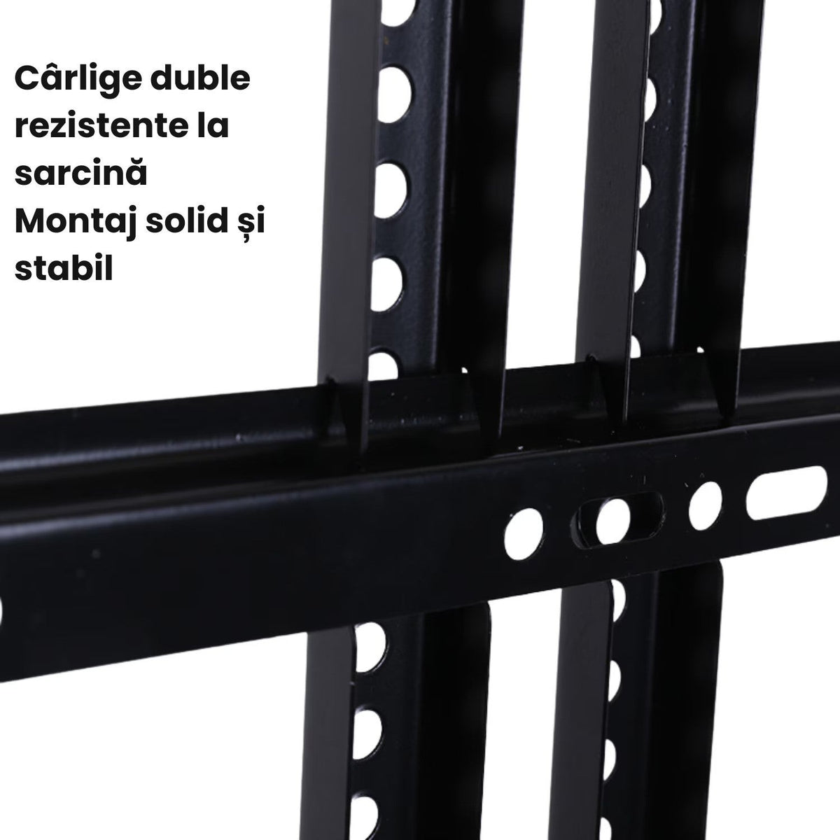 Suport TV fix universal pentru televizoare 40–85 inch, capacitate 75 kg