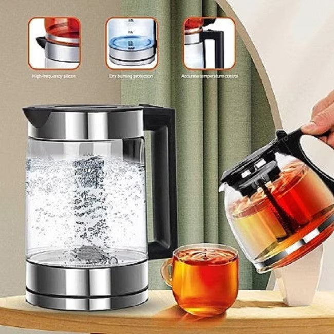 RESIGILAT - Set fierbator electric + ceainic , 2.2L, 1500W