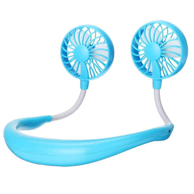 Mini ventilator pentru gat, 3 trepte de viteze, incarcare usb