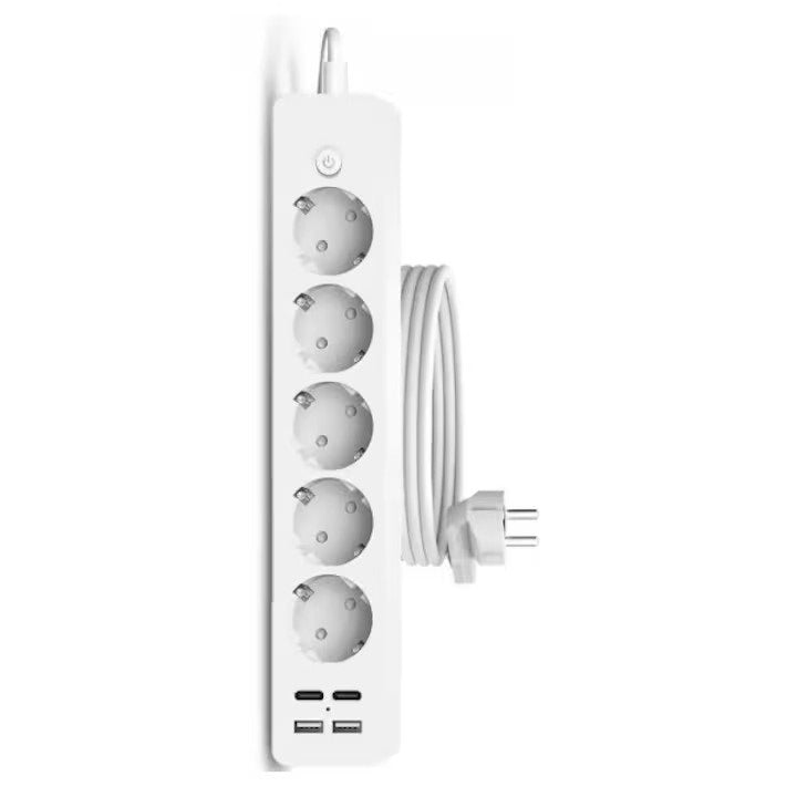 Prelungitor  3,4 sau 5 prize + 2 porturi USB si 2 porturi USB C