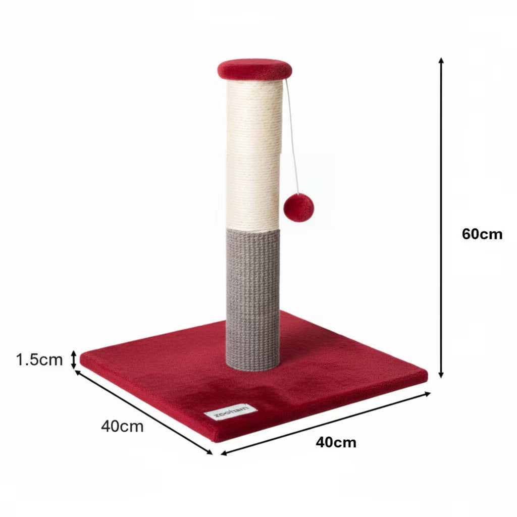 Ansamblu de joacă pentru pisici Nunbell, sfoară de sisal, 40x40x60cm
