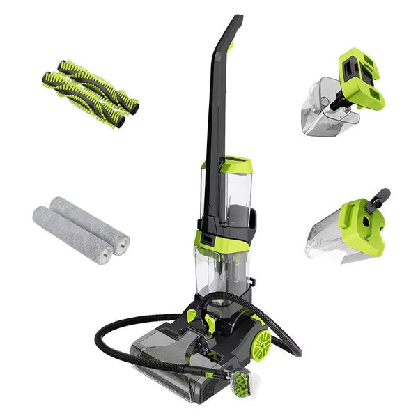 Aspirator Vertical 3 in 1 cu Spalare Injectie Apa 1200W – Fara Sac, 4L+4L, Silentios 36dB