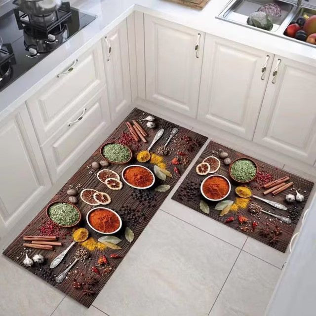 Set 2 covoare de bucatarie, antiderapant, 50x60cm, 50x120cm