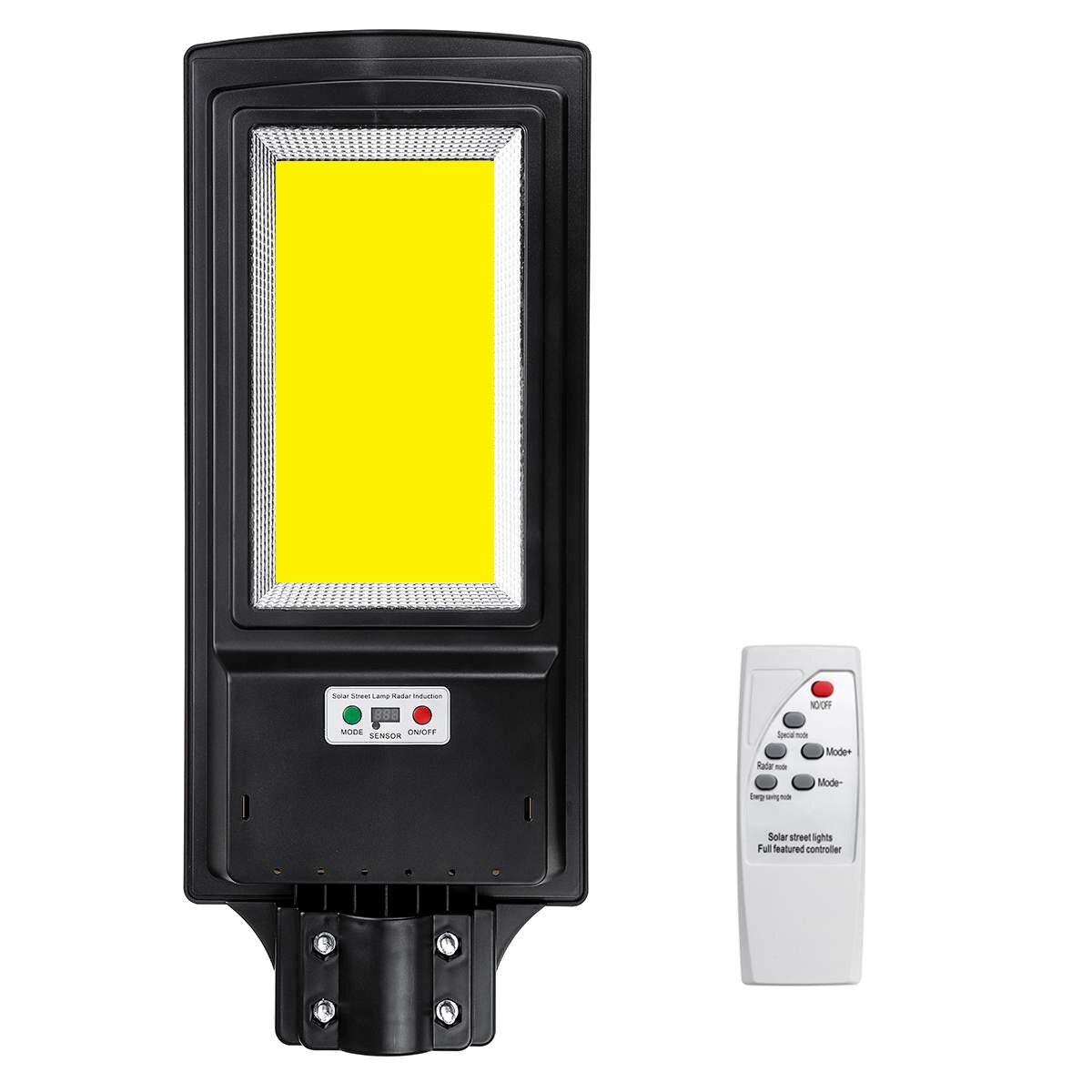 Lampa Solara Stradala LED COB 400W cu Senzor Lumina Miscare Telecomanda - detaliu produs