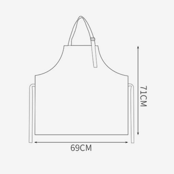 Sort Ajustabil cu Microfibra pentru Stergerea Manelor 71x69 cm Maro - detaliu produs