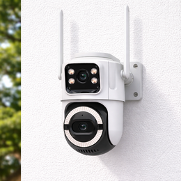 Camera supraveghere WiFi dual-lens 6MP cu vedere panoramica 360°