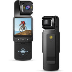 Camera Portabila Full HD 1080p Obiectiv Rotativ 360° Stabilizare Imagine Sport Mini