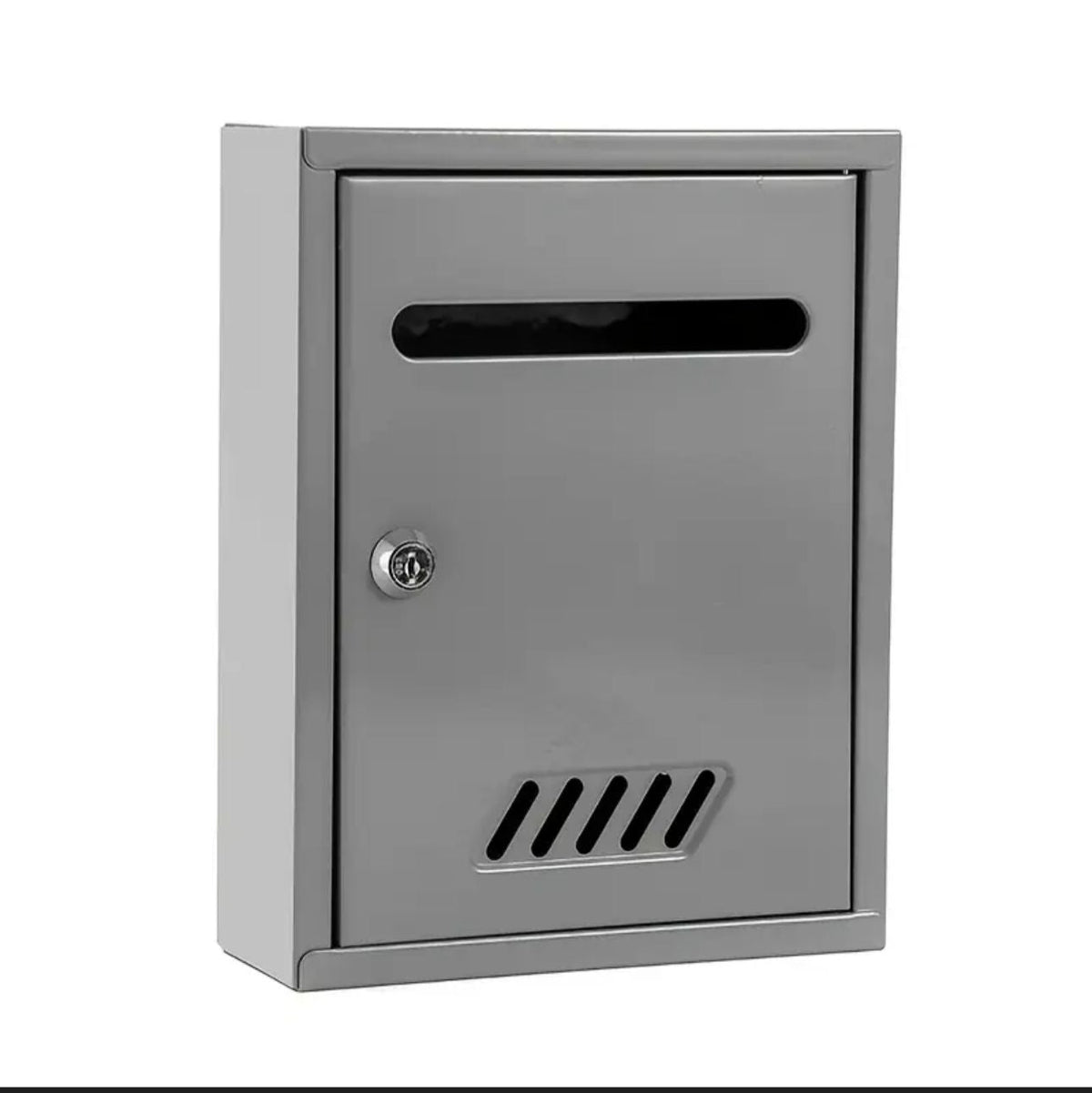 Cutie postala metalica cu inchidere pe cheie, 26 x 20 x 7.5 cm