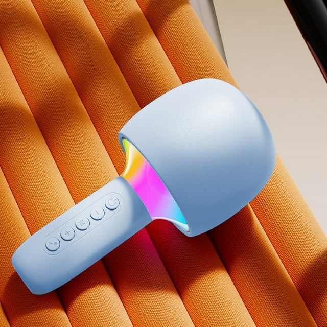 Microfon Karaoke Wireless cu Boxa si LED RGB OKOP KP-M110 – 5W