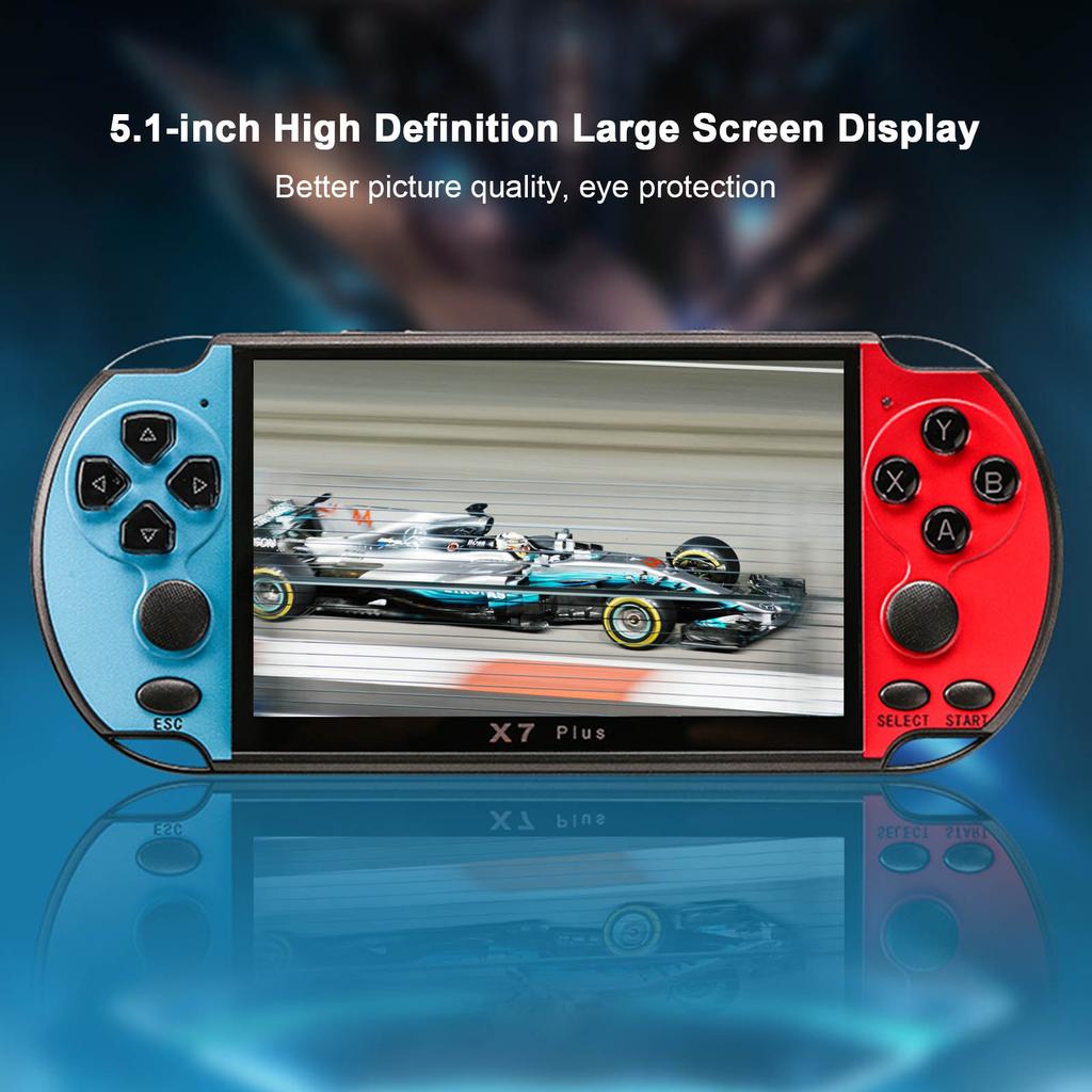 Consola jocuri portabila X7 Plus, display 5.1 inch, TV-Out, 15000 jocuri