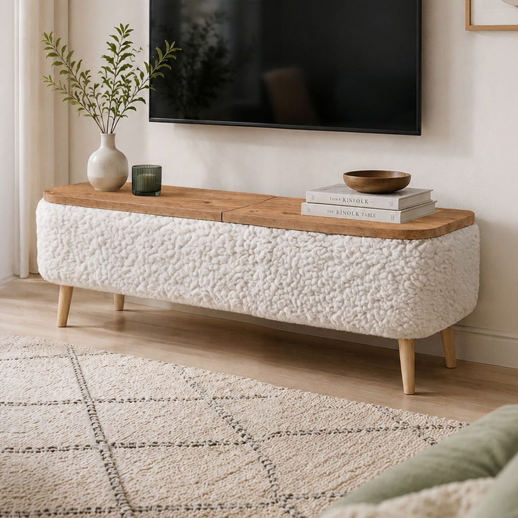 Tv Stand Sarven - Pine - imagine principala
