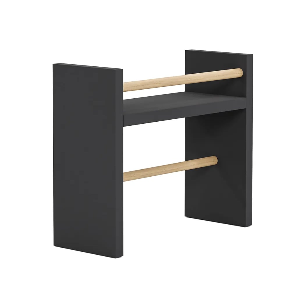 Raft bucatarie cu suport prosop hartie, organizator condimente, 30x13.5x29 cm