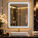 Oglindă LED Premium 60 × 80 cm, Iluminare 3000K / 4000K / 6500K, Control Touch,