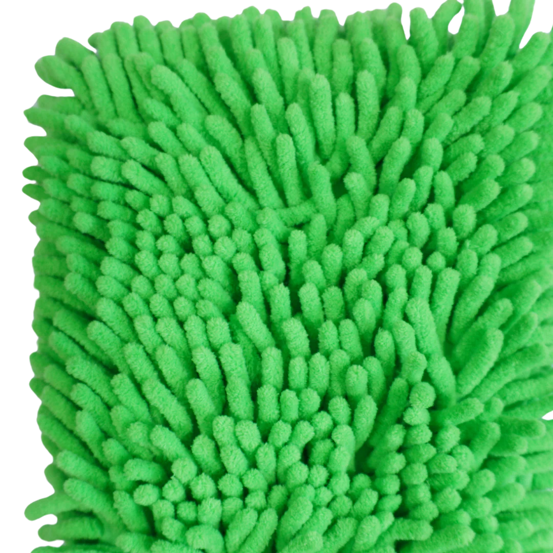 Manusa Spalare Auto Chenille Izolata Interior Microfibra Verde - detaliu produs