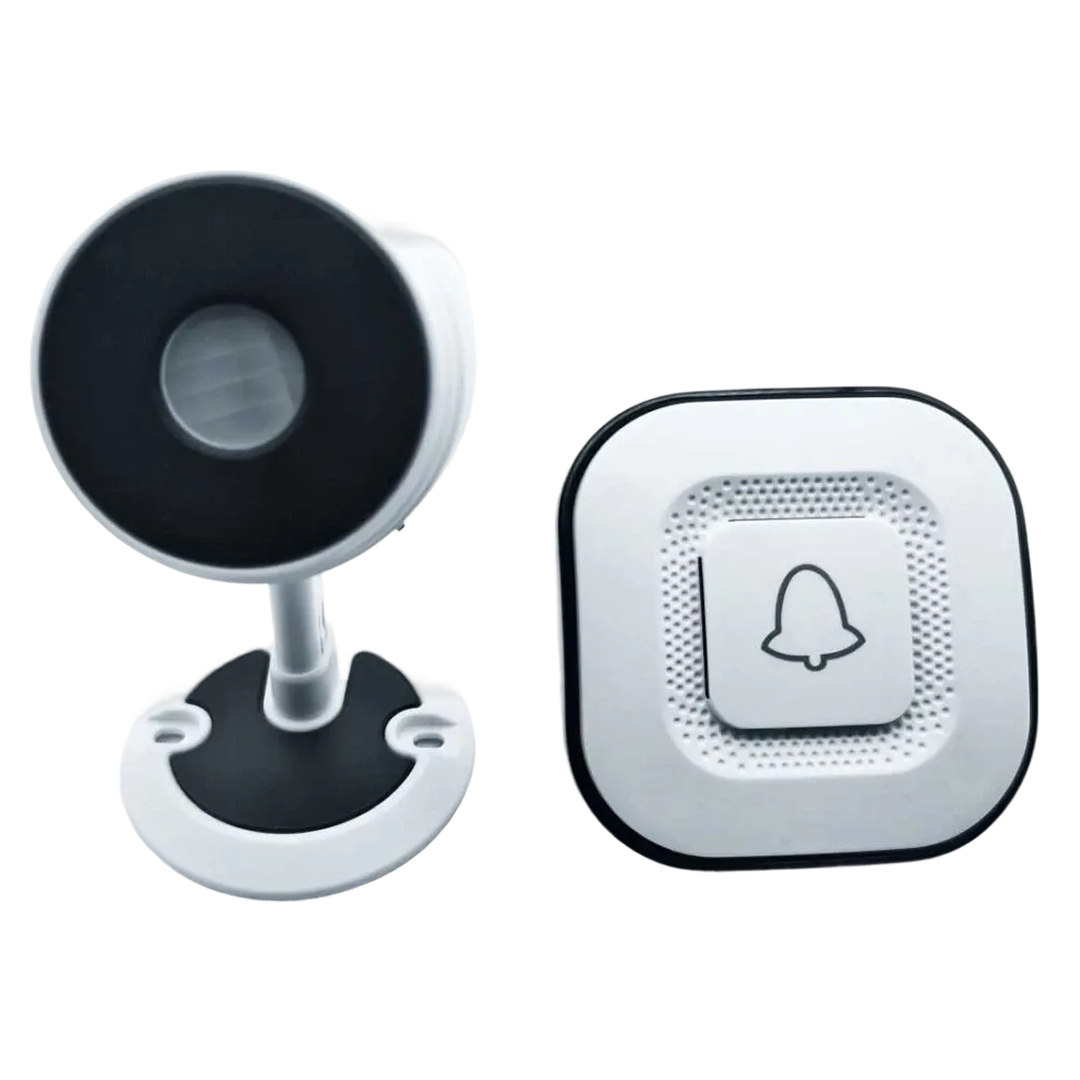 Alarma cu senzor de miscare si sonerie fara fir pentru intrare/iesire, detectie 12 m, volum 110 dB