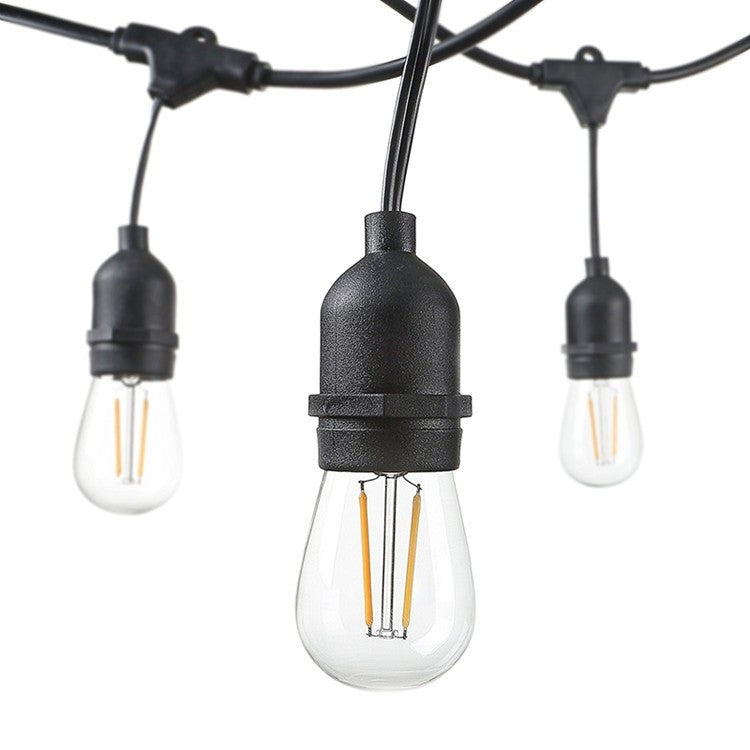 Ghirlanda luminoasa gradina sau terasa, interconectabila, fasung E27, IP65, 220V