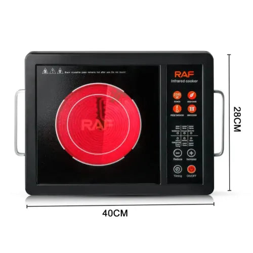 Plita Electrica cu Control Tactil, Plita de Gatit cu Incalzire Radianta Infrarosu, 3500W