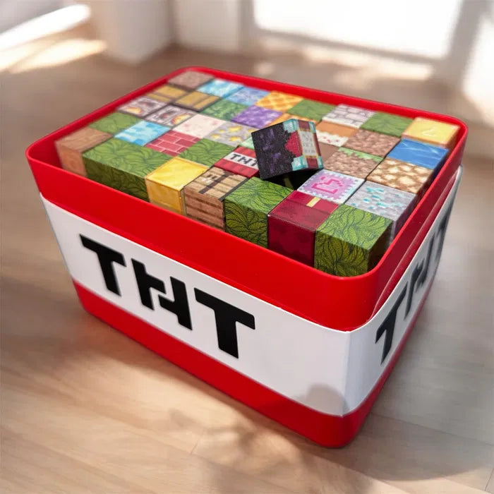 Blocuri magnetice de constructie, 180 piese, joc educativ, plastic ABS, 3+ ani, Cutie Cadou