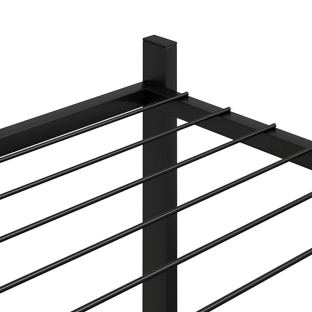 Raft depozitare multifunctional cu 7 niveluri negru 95x82.5x27.5 cm