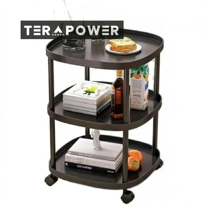 Masuta multifunctionala pe roti 62x39 cm cu 3 niveluri