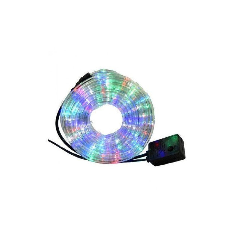 Instalatie tip furtun luminos cu LED, 20m, 480 LED, diverse culori
