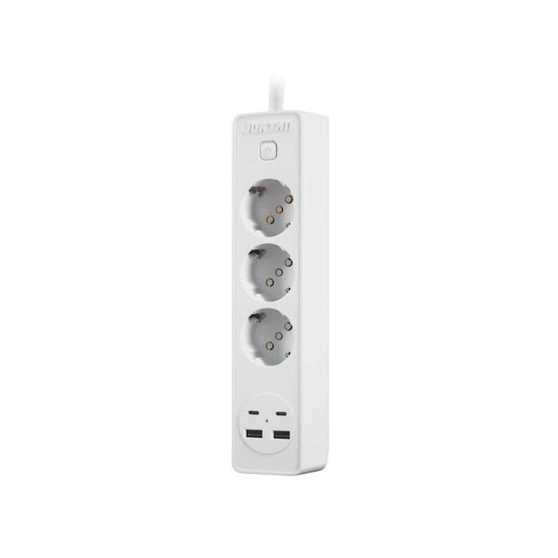 Prelungitor  3,4 sau 5 prize + 2 porturi USB si 2 porturi USB C