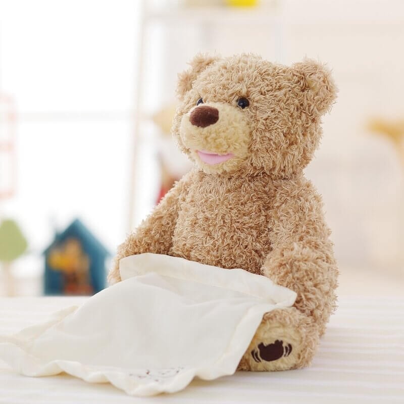 Jucarie interactiva Ursulet Plus Cucu-Bau, Peek a Boo