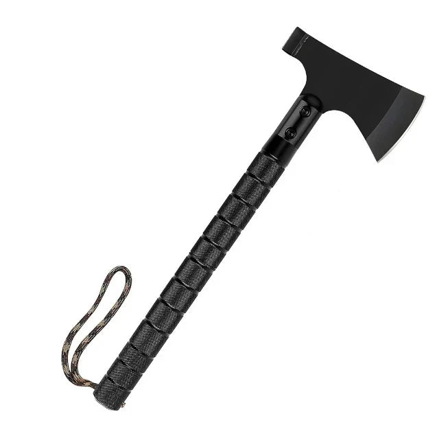 Topor Tactic Multifunctional pentru Camping cu Accesorii Intercambiabile