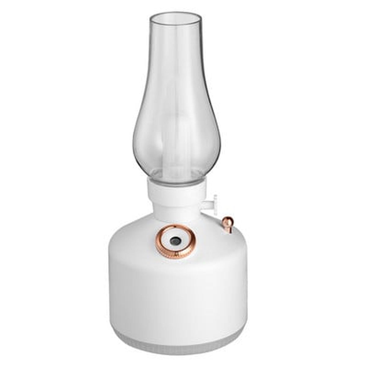 Umidificator Aroma Lampa Vintage cu Efect Flacara si Lumina Ambientala