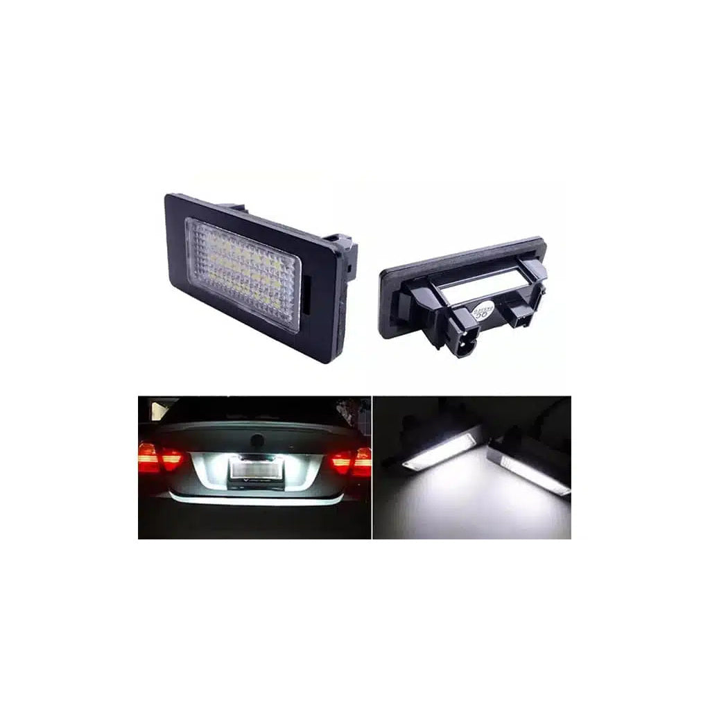 Set 2 Lampi Numar LED Canbus fara eroare BMW E39, E60, E61, E90, E91, E92, E93, E81, E82, X1/ E84, X5/E70, X6/E71