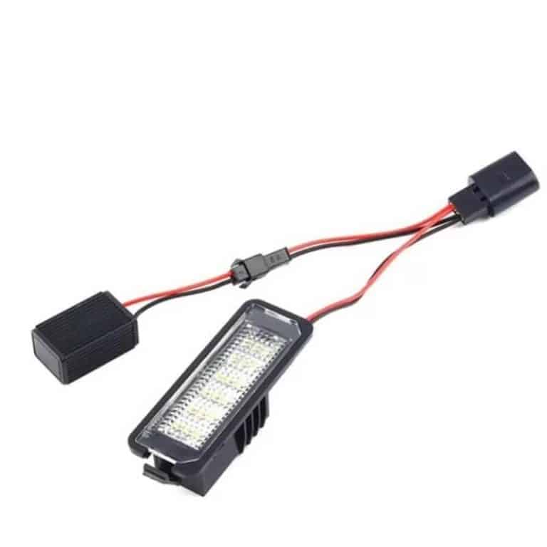 Set 2 lampi LED numar inmatriculare Volkswagen, Skoda, Seat, cod H02008
