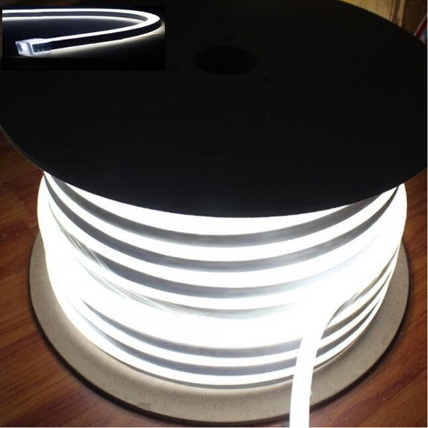 Furtun 100m Banda LED Neon tip Rola, Flexibil, Alb rece/Alb cald/Verde si Multicolor