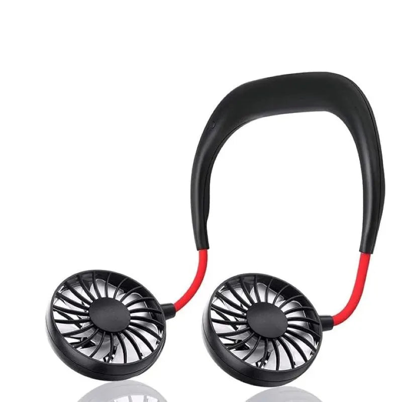 Mini ventilator pentru gat, 3 trepte de viteze, incarcare usb