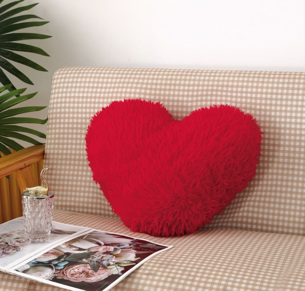 Perna Decorativa in forma de inima, Super Pufoasa, Cocolino