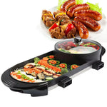 Plita electrica, RAF R5413, 1800 W, 2.5 L capacitate, cu capac, 160℃-220℃, 70x25x10 cm, negru